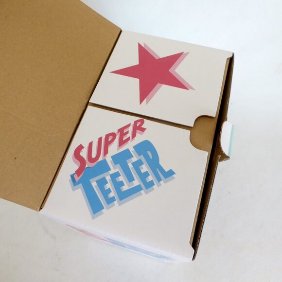 NEW 2007 6” SIGNED LE 500 KIDROBOT SUPER TEETER DESIGNER ART URBAN VINYL FIGURE - Picture 3 of 12